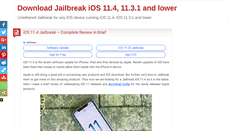 Desktop Screenshot of iosjailbreak.org